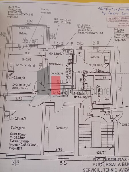 Sebastian, apartament 3 camere